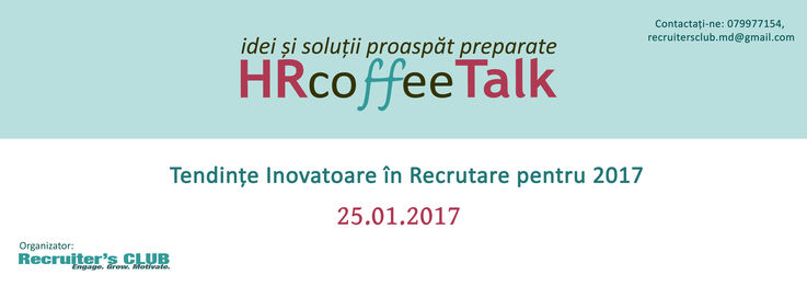 HRcoffeeTalk – idei și soluții proaspăt preparate