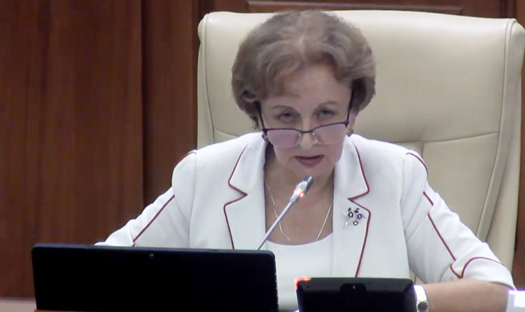 Председатель парламента РМ Зинаида Гречаный.