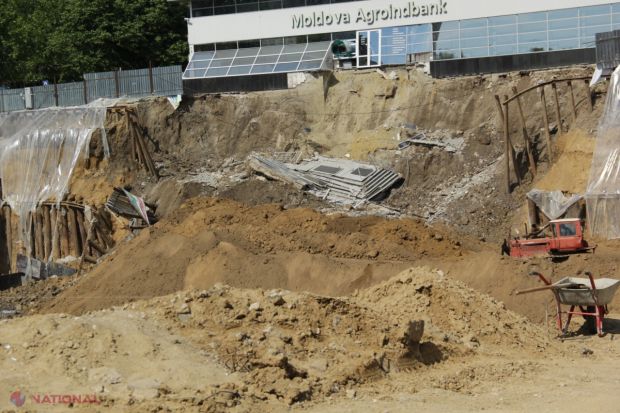 Toate gropile de fundaţie ale şantierelor aflate în construcţie din Chişinău vor fi inspectate şi verificate. Foto: ziarulnational.md