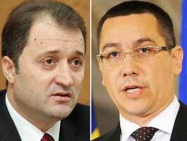 Întrevederea a avut loc în cadrul vizitei efectuate la Bucureşti de către Premierul Republicii Moldova
