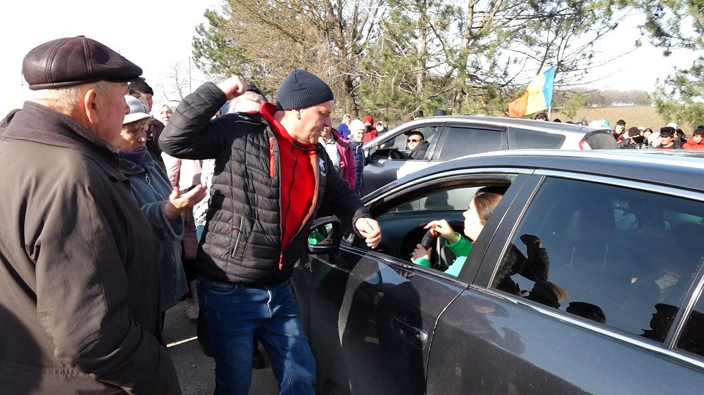 На протестующих сторонников партии «Шор» в Единцах составлены протоколы.