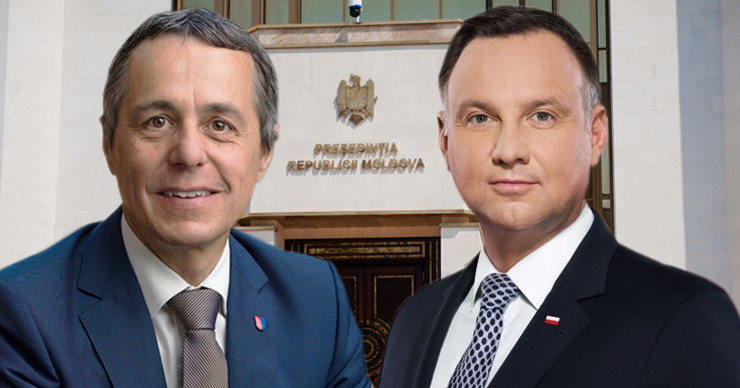На следующей неделе в Молдову прибудут президенты Польши и Швейцарии.