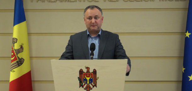 Liderul PSRM, le-a reproşat liberal-democraţilor.  Foto: privesc.eu