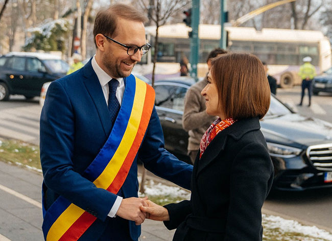 Мэр Тимишоары о премии для Санду: Сразу же выскочили русские.