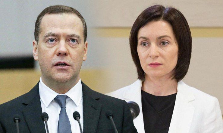 Санду рассказала, что планирует обсудить с Медведевым в Москве.