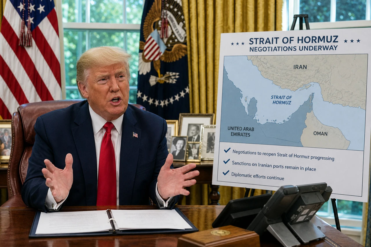 Трамп назвал Ормузский пролив территорией США.