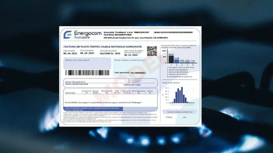 Energocom: Счета за газ в марте будут включать как старый, так и новый тариф.