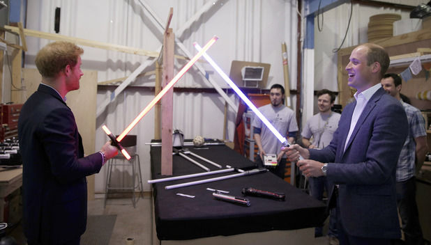 Prinţul William şi Prinţul Harry vor juca în noul film Star Wars