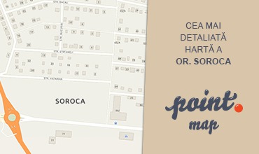 Oraşul Soroca pe Point Map.