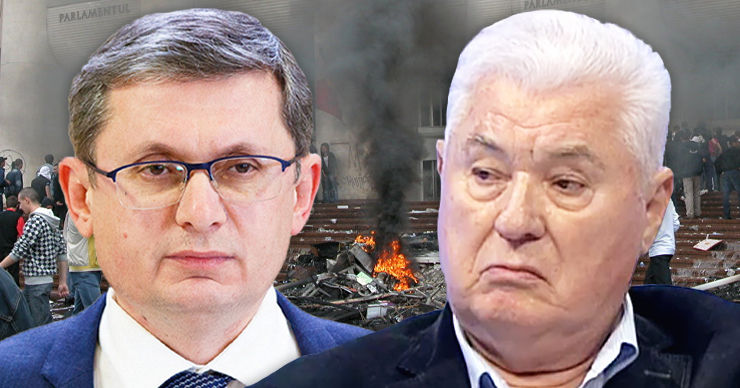  Гросу и Воронин обменялись репликами о событиях 7 апреля 2009 года.