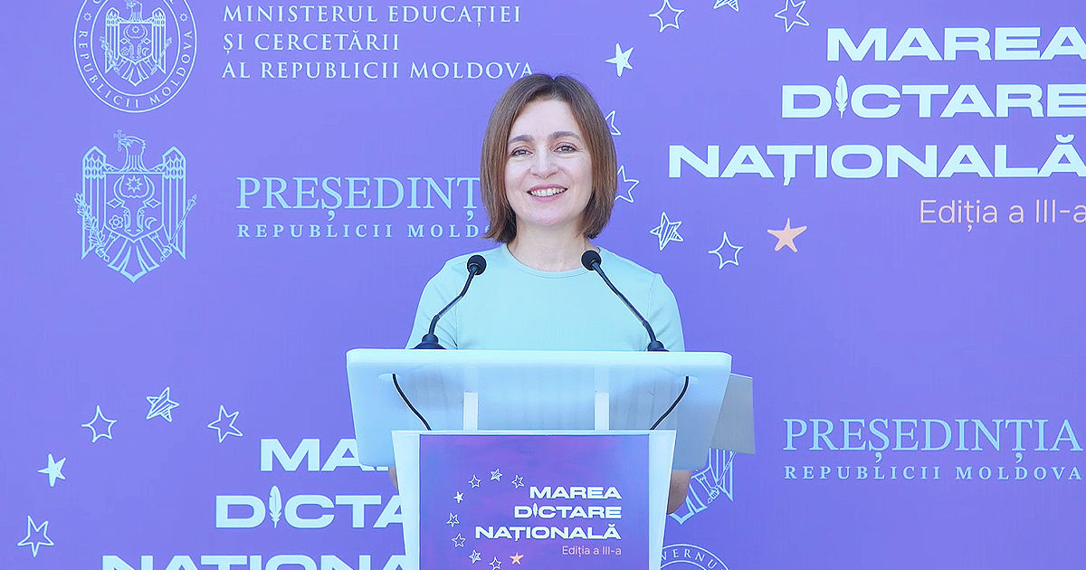 Sandu: Limba română este legătura noastră cu trecutul, dar și cu viitorul.