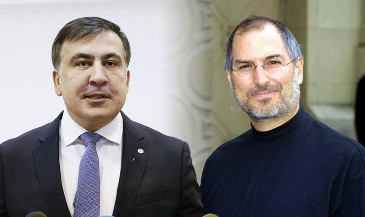 Михаил Саакашвили рассказал, что хочет быть Стивом Джобсом в украинской политике.