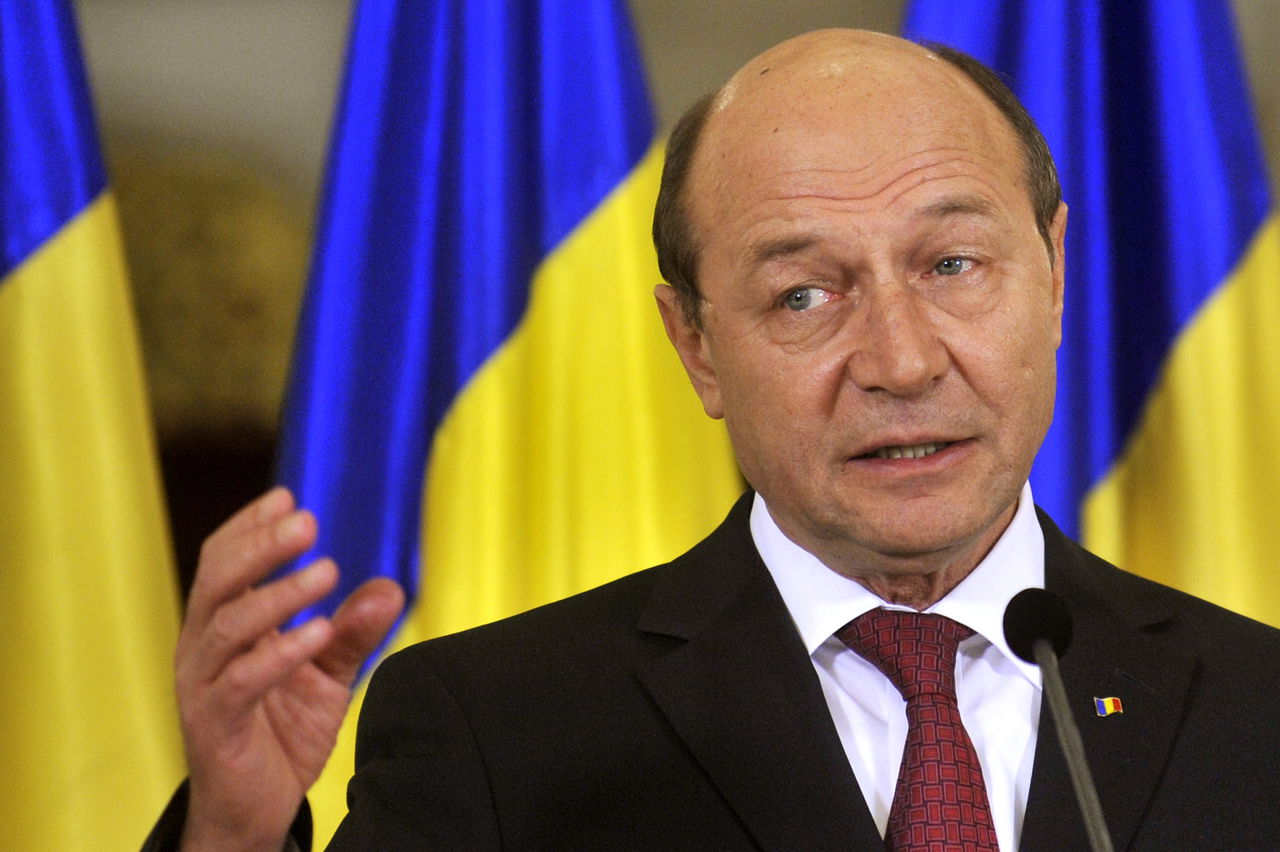 Traian Băsescu, crede că ar fi o mare aberație dacă Plahotniuc ar ajunge președinte de țară. Foto: rfi.ro