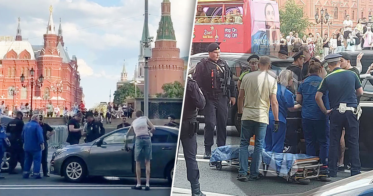 В центре Москвы произошла перестрелка на дороге. Коллаж: Point.md