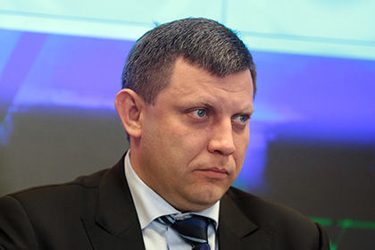 Глава самопровозглашенной Донецкой народной республики Александр Захарченко.