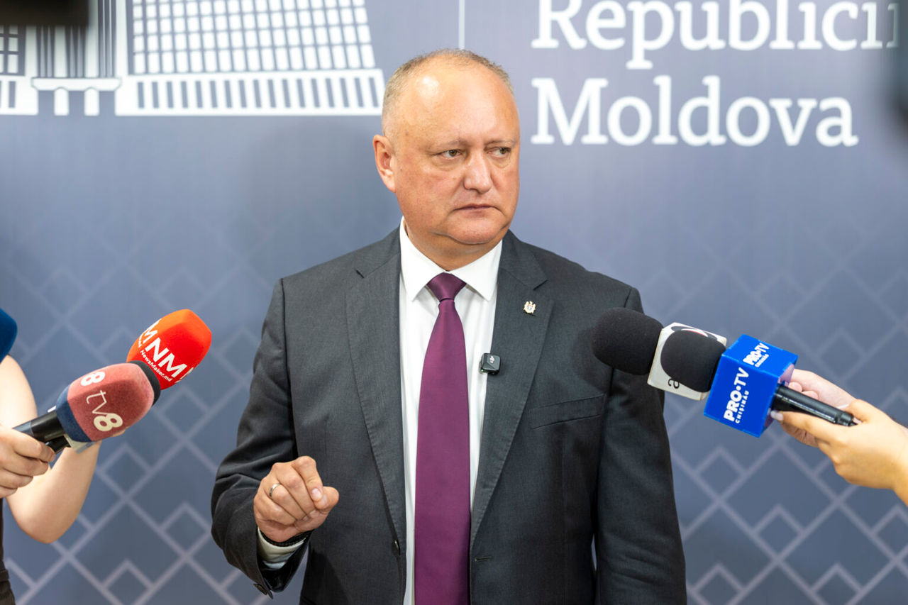 Dodon: Moțiune de cenzură și un protest cu 10.000 de oameni vor avea efect.