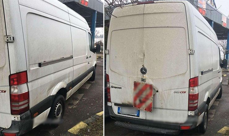 Un moldovean, prins la vama Albița cu un microbuz furat din Italia