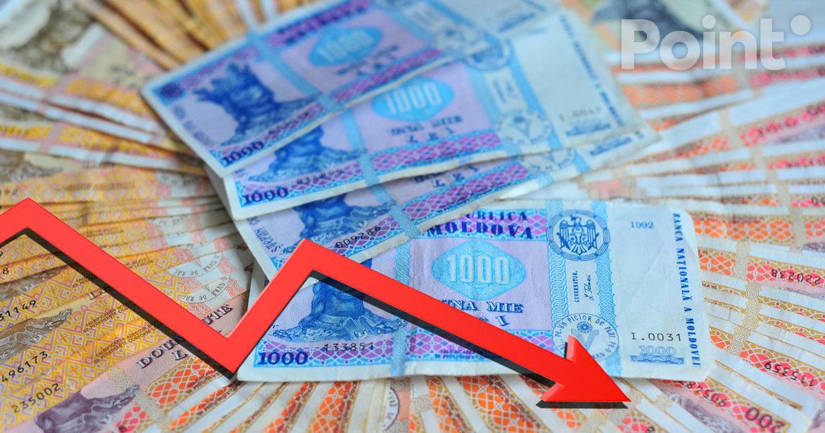 Depozitele în lei din Moldova au scăzut brusc, cu 20,7% într-o lună.