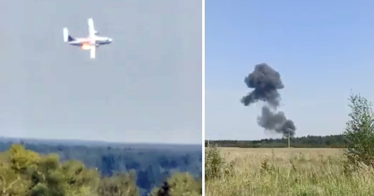 Очевидец крушения Ил-112В: Спасибо героям, что увели от жилых домов.