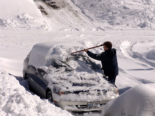 Движение на дорогах затруднено. Фото: canadianletters.com