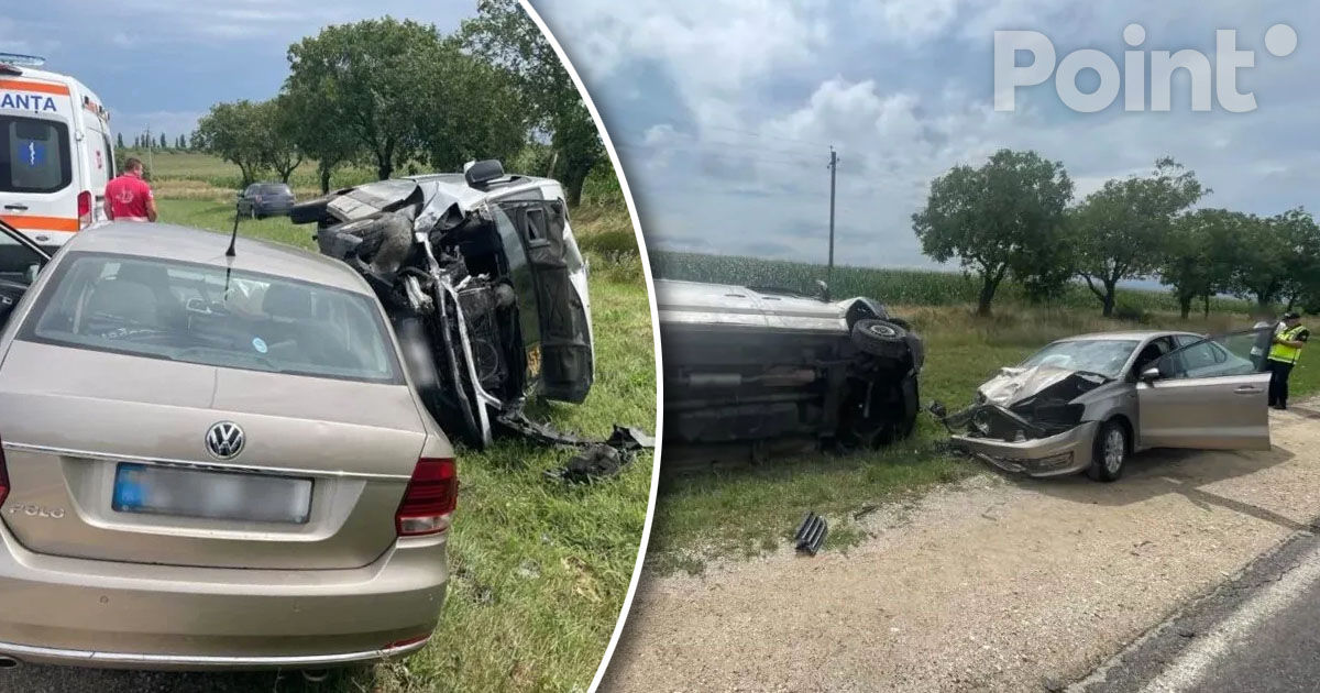Coliziune pe contrasens pe traseul Edineț – Ruseni: Un bărbat, transportat la spital.