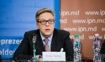 Глава Делегации Еврокомиссии в Молдове Пиркка Тапиола. Фото: ipn.md