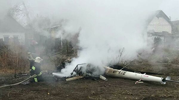 На Украине при крушении вертолета погиб бывший министр.