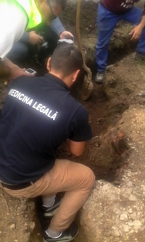România: Descoperire macabră făcută de un bărbat în propria curte. Foto: bistriţeanul.ro