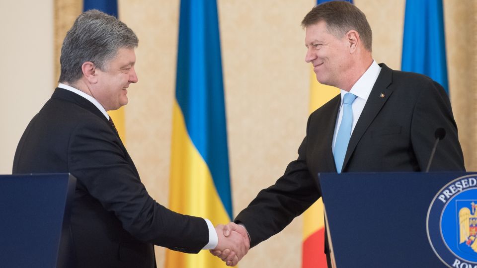 Iohannis: Învățământul în limba română, îndiscuții cu Poroșenko. Foto: presidency.ro