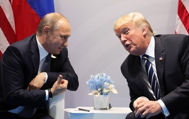 Президент России Владимир Путин и президент США Дональд Трамп.