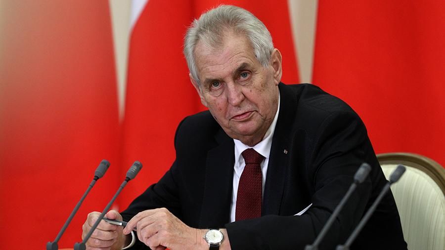 Президент Чехии Милош Земан.