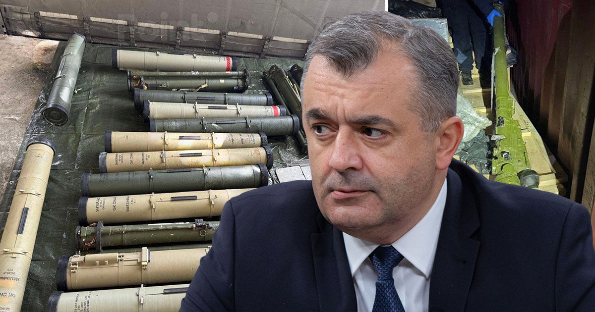 Chicu: Camionul cu armament a obținut „liber la frontieră” de la autoritățile vamale din Moldova.