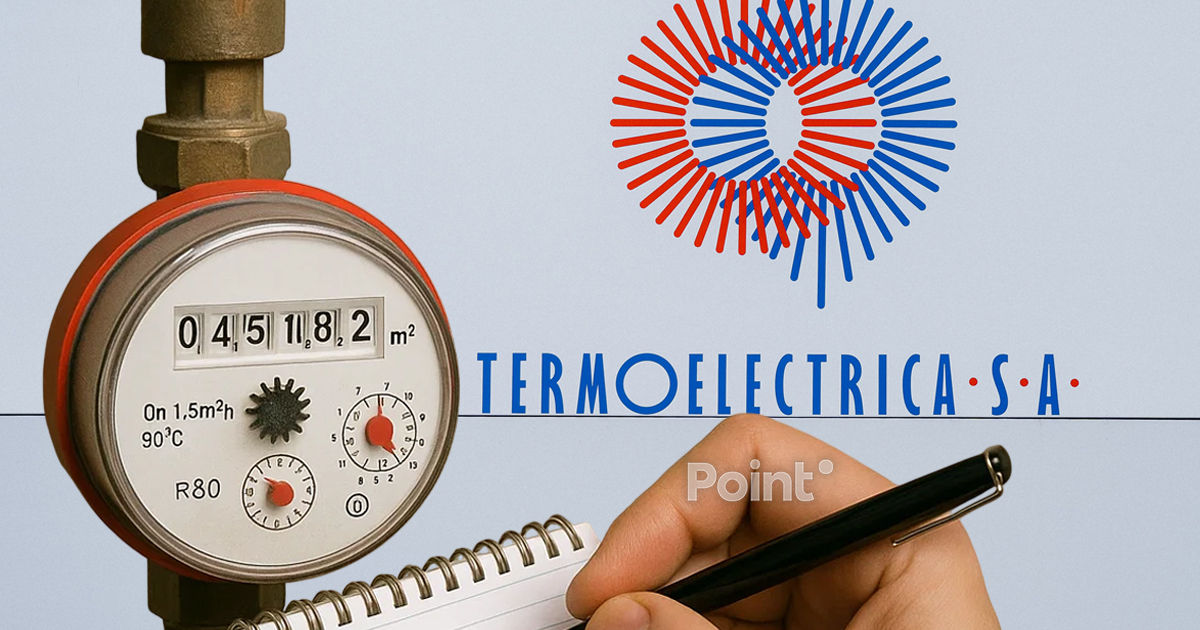Termoelectrica: Prezentarea lunară a indicilor contoarelor este foarte importantă.