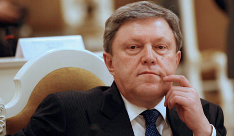 Liderul partidului rusesc „Iabloko”, Grigorii Iavlinskii.