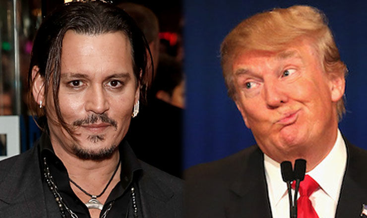 Johnny Depp nu e nici pe departe singura celebritate care îşi exprimă dispreţul notoriu pentru Trump. Foto: jurnal.md