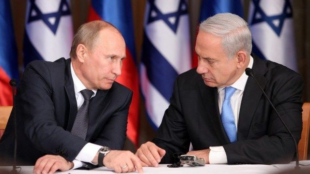 Premierul israelian Benjamin Netanyahu, în vizită la Moscova.