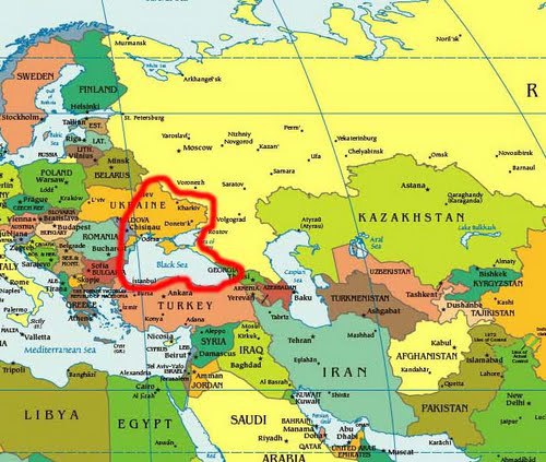 Американцы искали Украину и в Черном море, и на Аляске, и даже в Гренландии.  Фото: ffidel.livejournal.com