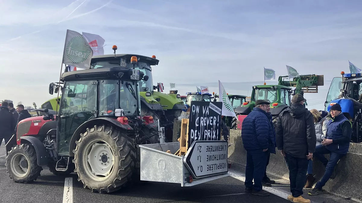 Испанские фермеры присоединятся к протестам в Европе.