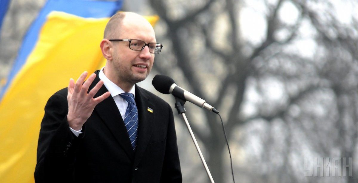 Премьер-министр Украины Арсений Яценюк.