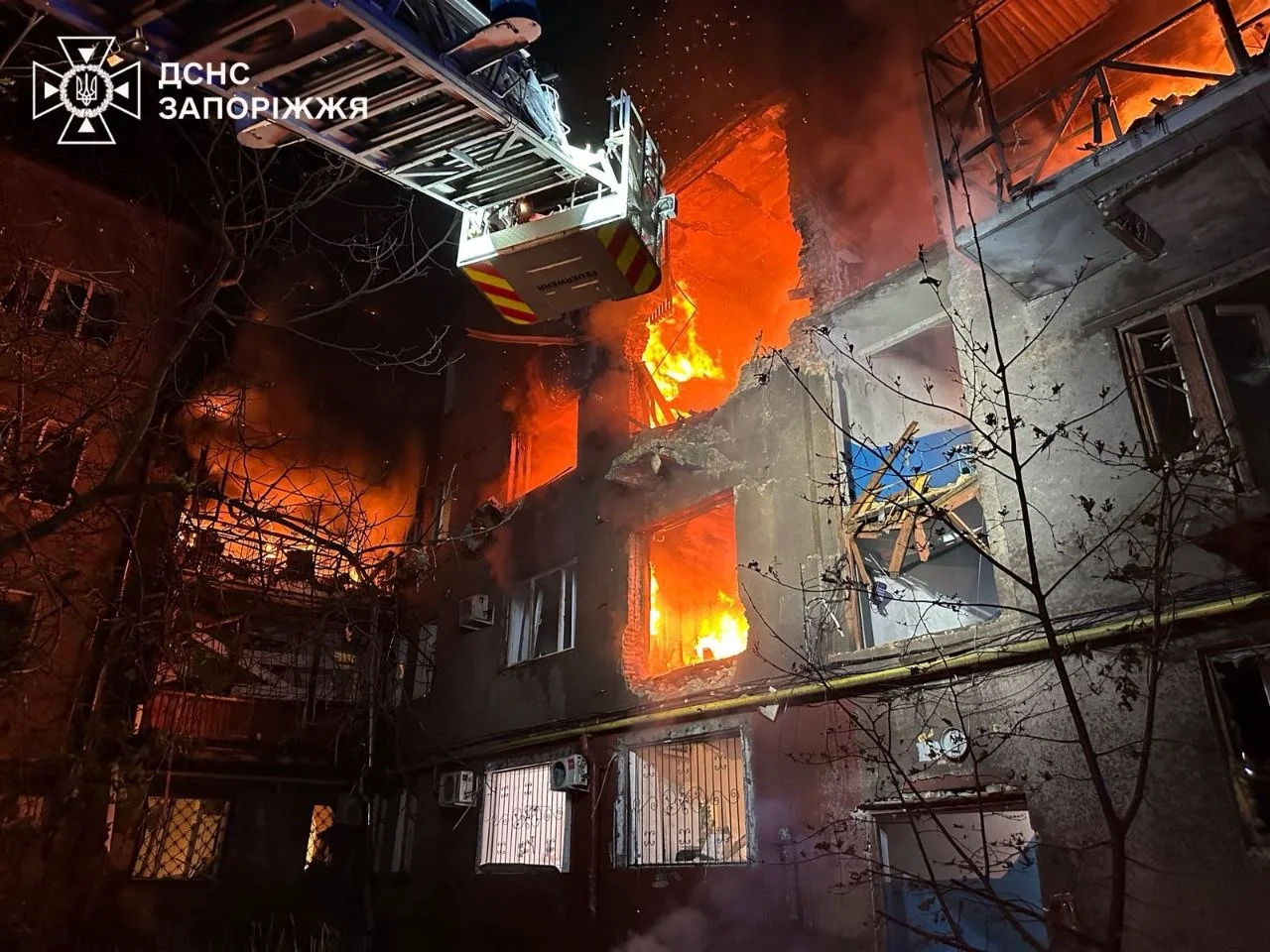 Россия атаковала Запорожье и Одесскую область дронами.