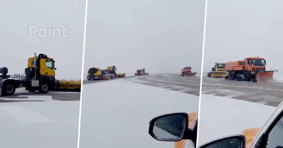 Aeroportul Chișinău va funcționa în regim special din cauza ninsorilor.