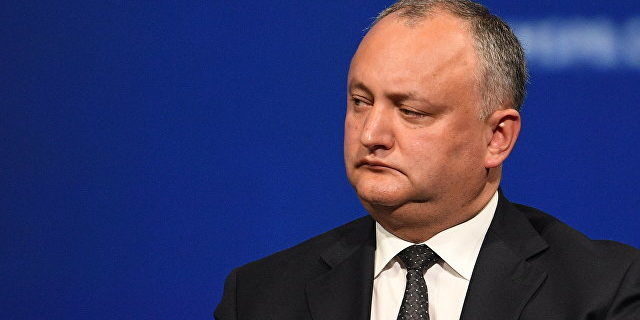 Președintele Republicii Moldova Igor Dodon. 