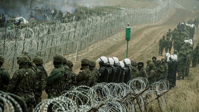 Польская погранслужба сообщила о попытках 391 нелегала пересечь границу.