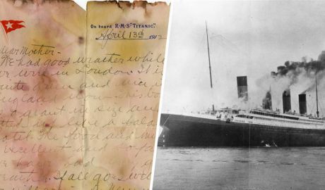 O scrisoare recuperată de pe epava Titanicului a fost vândută cu o sumă record.