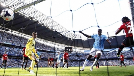 Recitalul a fost început de Aguero în minutul 16, care a reluat în poartă o centrare a lui Kolarov.