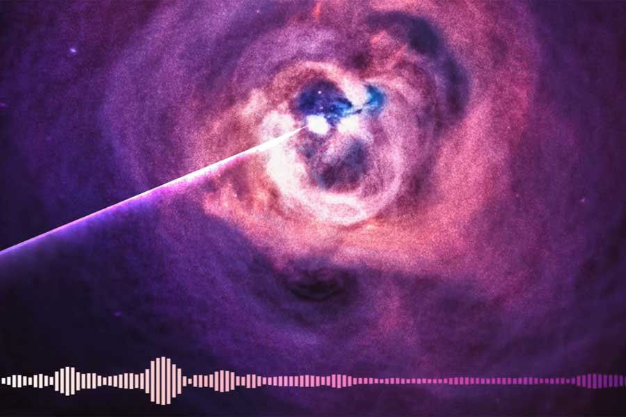 NASA опубликовало запись «жуткого» звучания черной дыры.