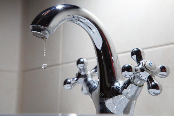 После завершения работ подача воды возобновится.