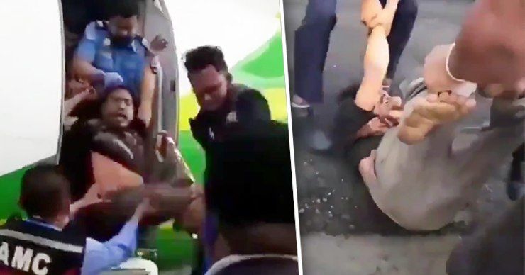Видео, на котором запечатлено произошедшее, опубликовано в Twitter. Фото: Point.md.