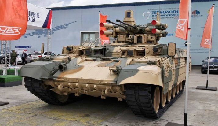 Armata rusă utilizează conflictul sirian pentru a testa un tanc de recunoaștere.
