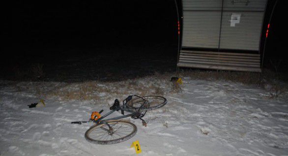 Potrivit poliției, șoferul, în vârstă de 32 de ani, la volanul unei Toyota, nu a văzut biciclistul la timp și la tamponat.